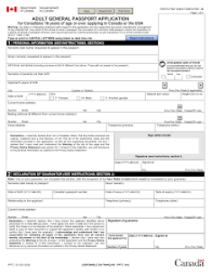 Canada Passport Application Support