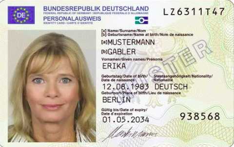 Germany Personalausweis Application