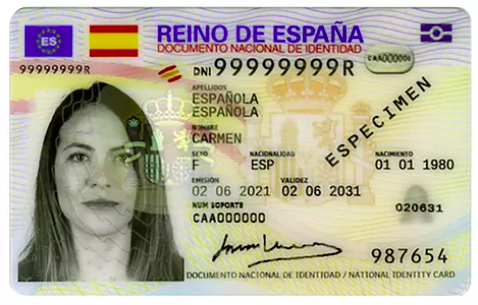 Spain DNI Processing Service