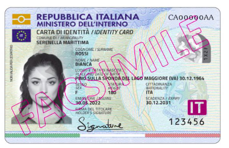 Italy Carta d'Identità Processing