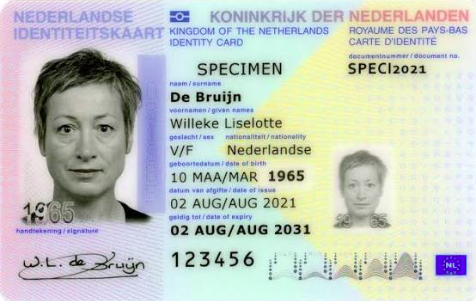 Netherlands Identity Card Processing