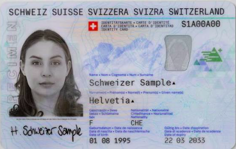 Switzerland Identity Card Processing