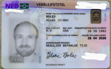 Netherlands Residence Permit Processing