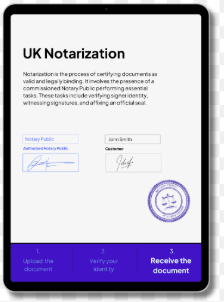 UK Document Notarization Service