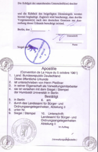 Germany Document Notarization (Notar)