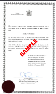 Canada Document Notarization