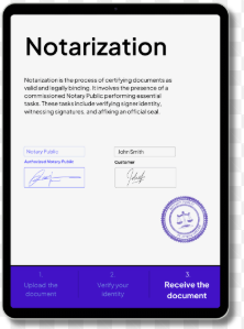 Corporate Document Notarization